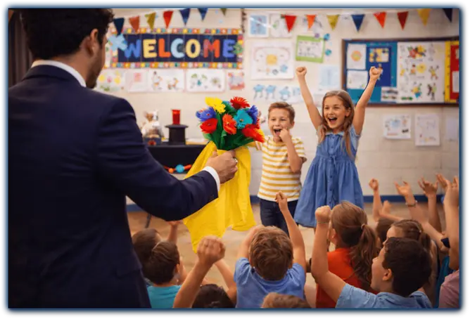 Spectacle de magie pour école à l'Île d'Oléron