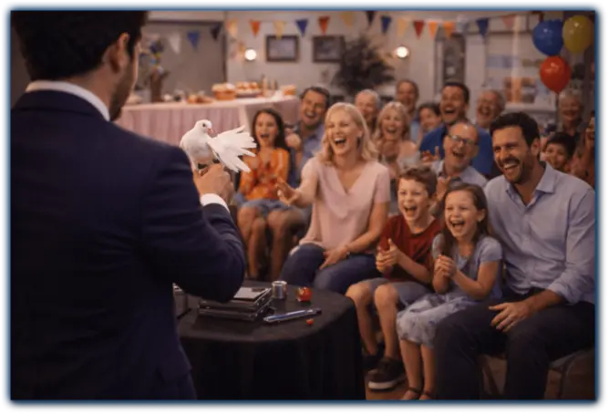 Spectacle de magie familial à l'Île d'Oléron